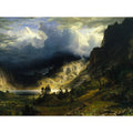 Storm in the Rocky Mountains, Mt. Rosalie, published 1869
