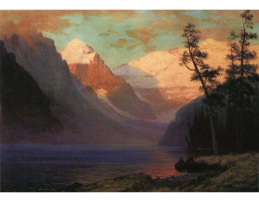 Evening Glow Lake Louise
