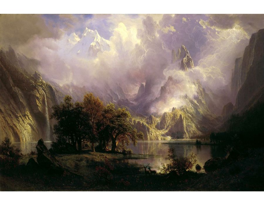Rocky Mountain Landscape 1870
