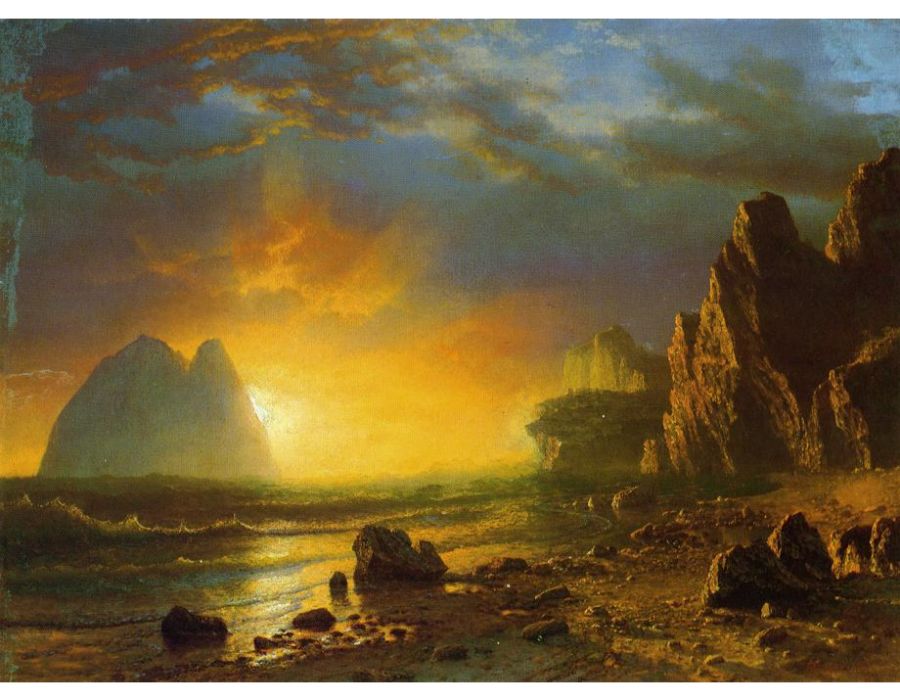 Sunset On The Coast