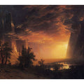 Sunset In The Yosemite Valley