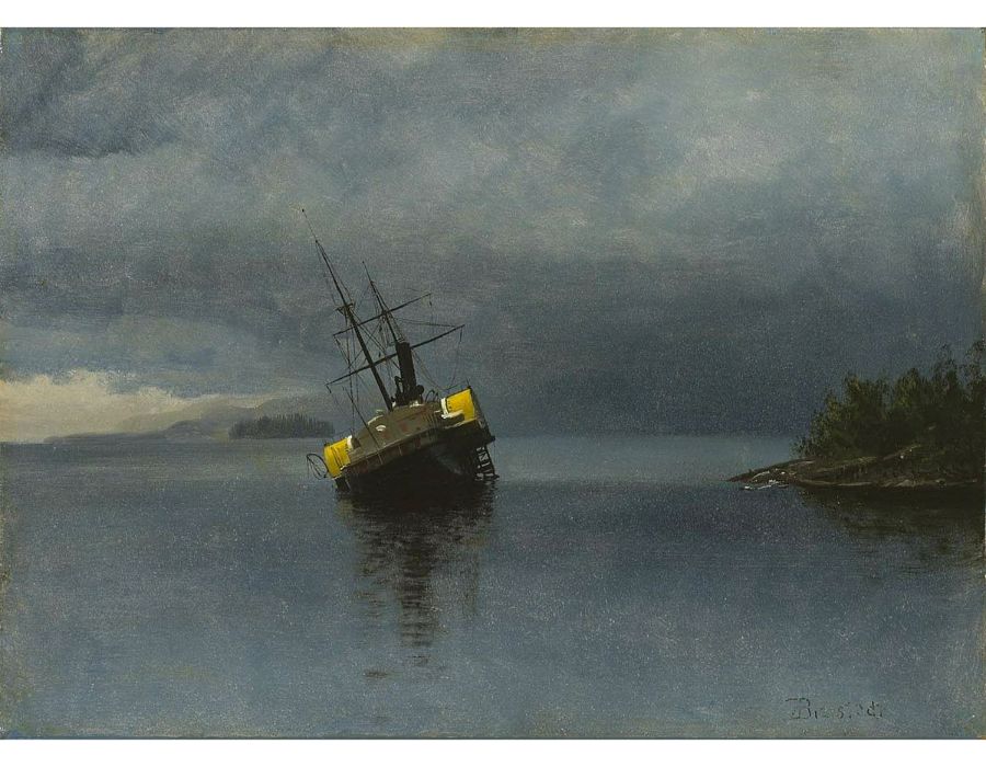 Wreck Of The Ancon In Loring Bay Alaska