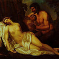 Venus inebriated by a Satyr (La Nuda) 