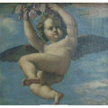A Cherub Carrying Flowers 