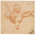 A Cherub Carrying Flowers (2) 