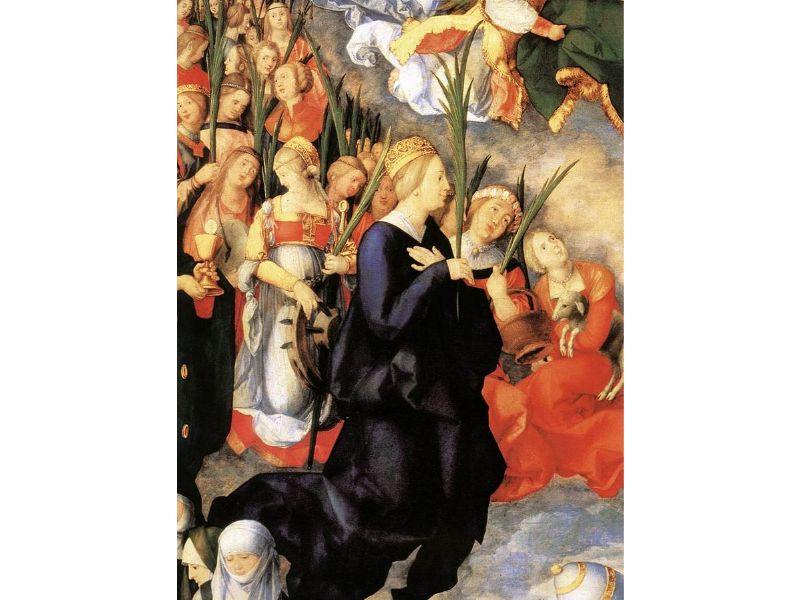 The Adoration of the Trinity (detail)