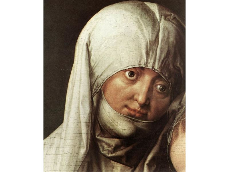 St Anne with the Virgin and Child (detail)