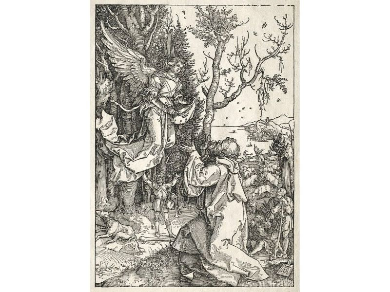Joachim and the Angel, from Life of the Virgin