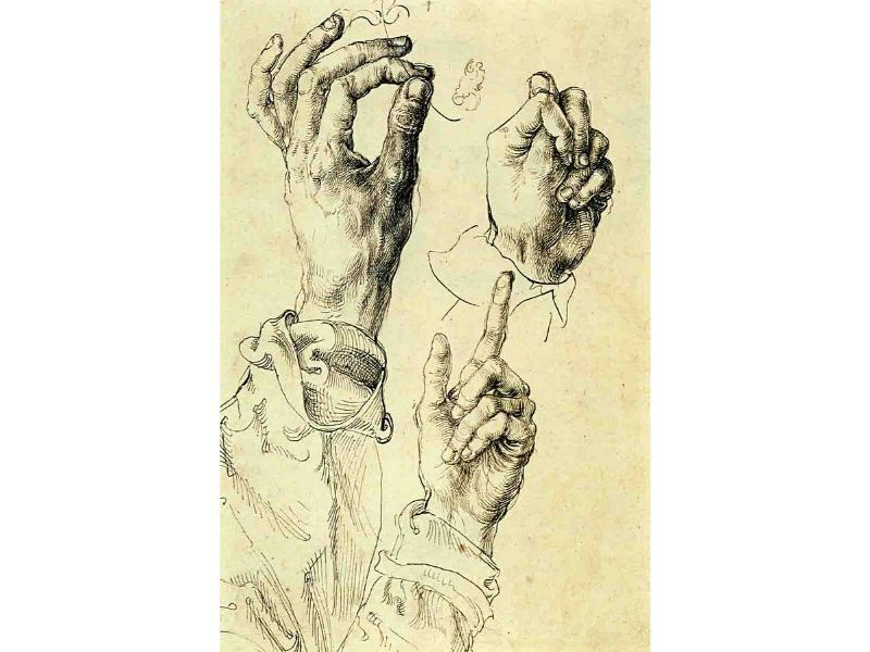 Study of Three Hands