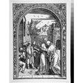 Life of the Virgin 3. The Meeting of Joachim and Anne at the Golden Gate