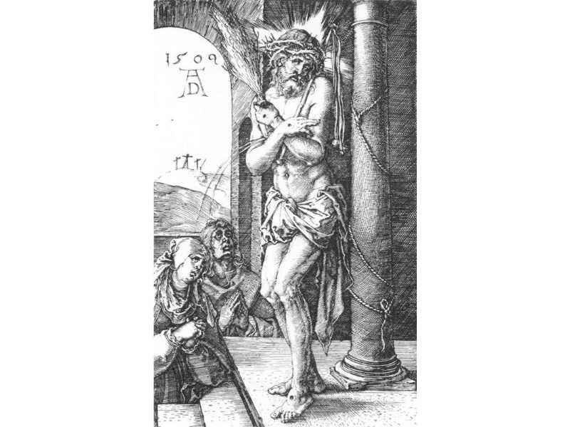 Man Of Sorrows By The Column (Engraved Passion)