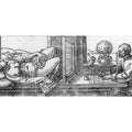 Draughtsman Drawing a Recumbent Woman
