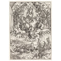 St.John in Clouds, Surrounded by 24 Elders around the Throne of God