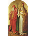 Jabach Altar, Saint Simeon and Lazarus