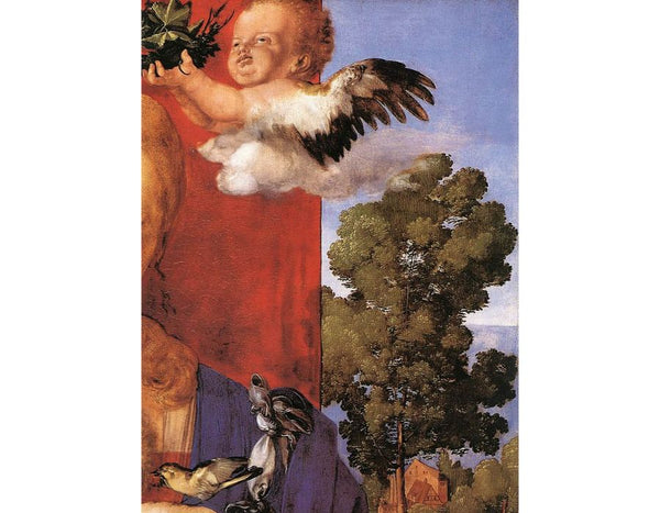 Madonna with the Siskin (detail 3)