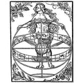 Nude Woman with the Zodiac