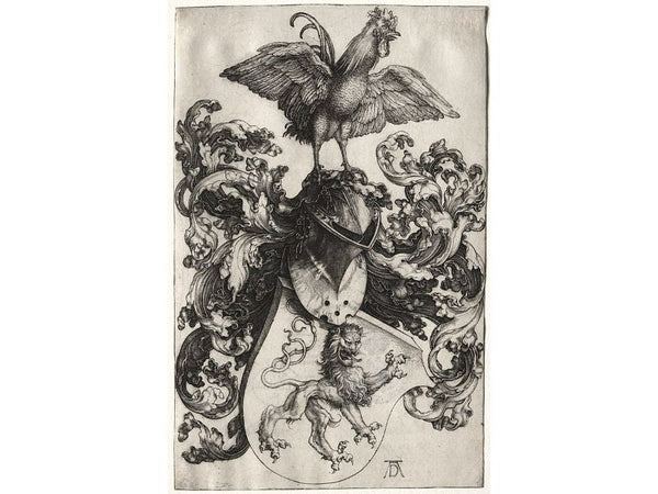 The Coat Of Arms With A Cock