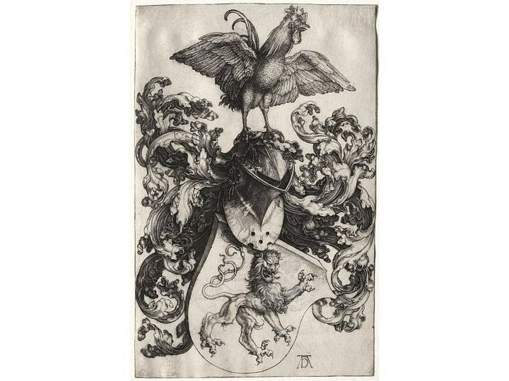 The Coat Of Arms With A Cock
