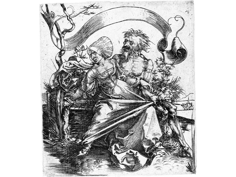 Young Woman Attacked By Death (or The Ravisher)