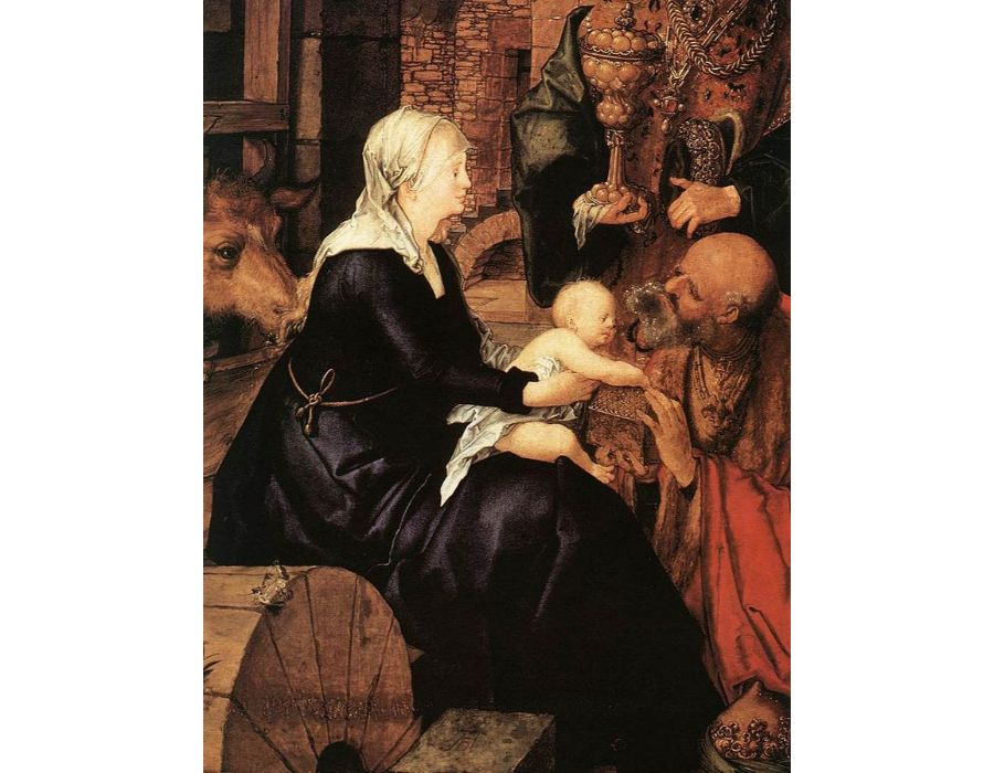 The Adoration of the Magi (detail 1)