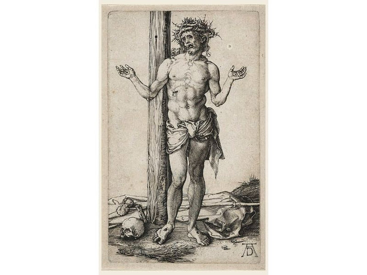Man Of Sorrows With Hands Raised