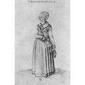 Nuremberg woman in house dress