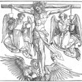 Christ on the Cross with Three Angels 2