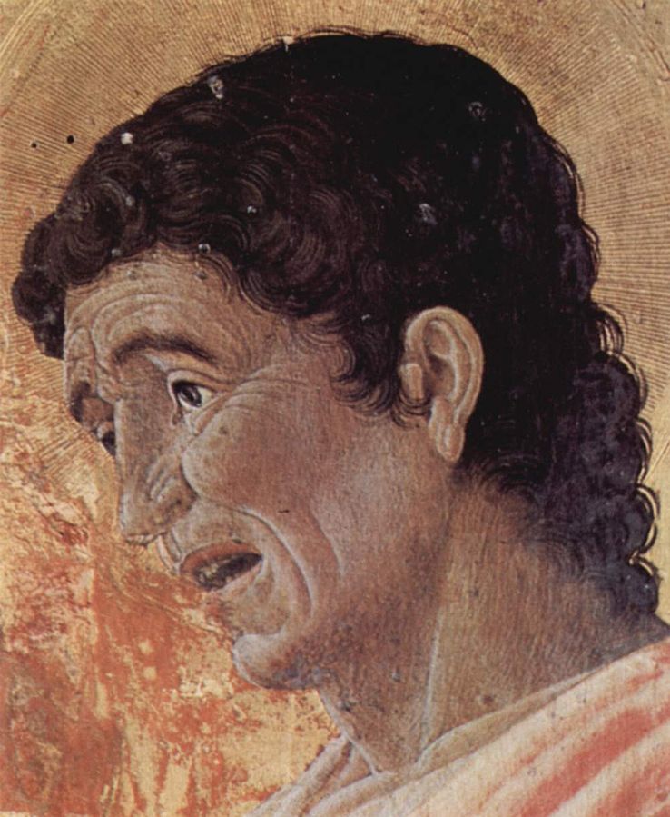 Altarpiece of St. Luke, detail St. John the Evangelist 