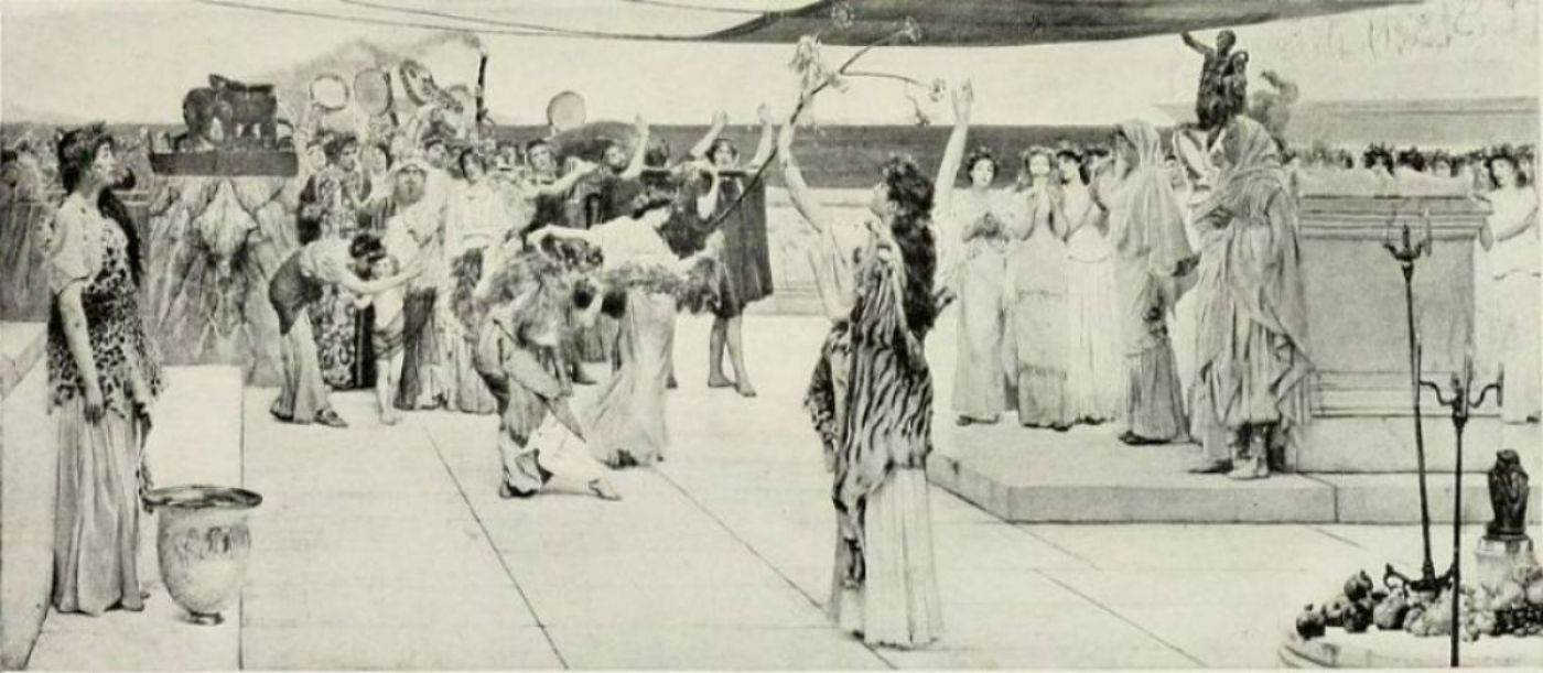 A Dedication to Bacchus / Eine Weihung an Bacchus Year: 1905 