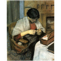 Elisabeth Gerhardt Sewing (Elisabeth Gerhardt Nahend) 1909
