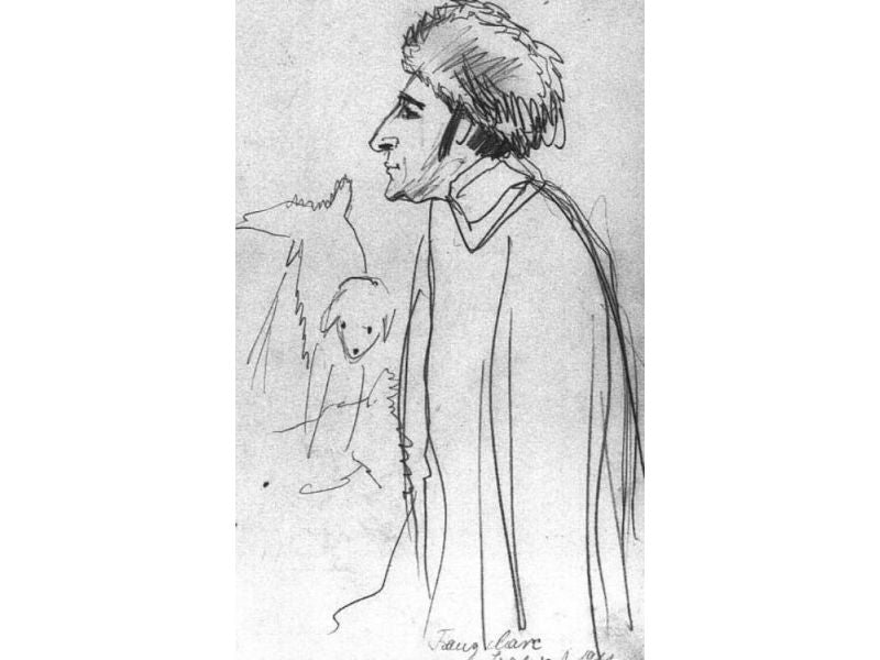Franz Marc with "Russi" 1910