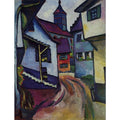 Street with church in Kandern