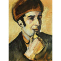 Portrait of Franz Marc (Bildnis Franz Marc) 1910