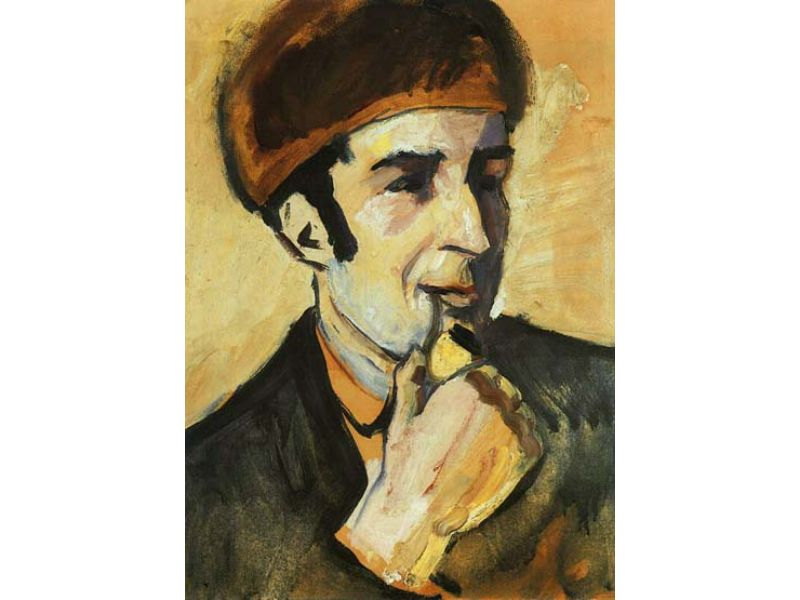 Portrait of Franz Marc (Bildnis Franz Marc) 1910
