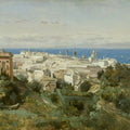 View of Genoa from the Promenade of Acqua Sola 