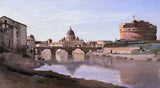 View of St. Peter's and the Castel Sant'Angelo artwork preview