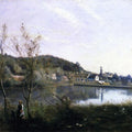 Ville d'Avray, Le grand etang et les villas 