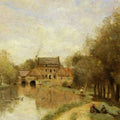 Arleux-du-Nord, the Drocourt Mill, on the Sensee 
