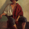A Seated Italian from Paeigno Facing Front 