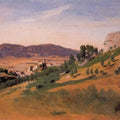 Olevano, the Town and the Rocks 