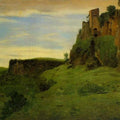 Civita Castelland - Buildings High in the Rocks (or La Porta San Salvatore) 