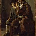 Two Italians, an Old Man and a Young Boy 