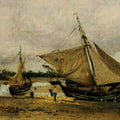 Fishing Boars Beached in the Chanel 