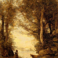 Le Joueur De Flute Du Lac D'Albano 