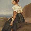 Frau mit Mandoline 