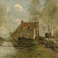 Planque, pres Douai-Le Moulin Brule 