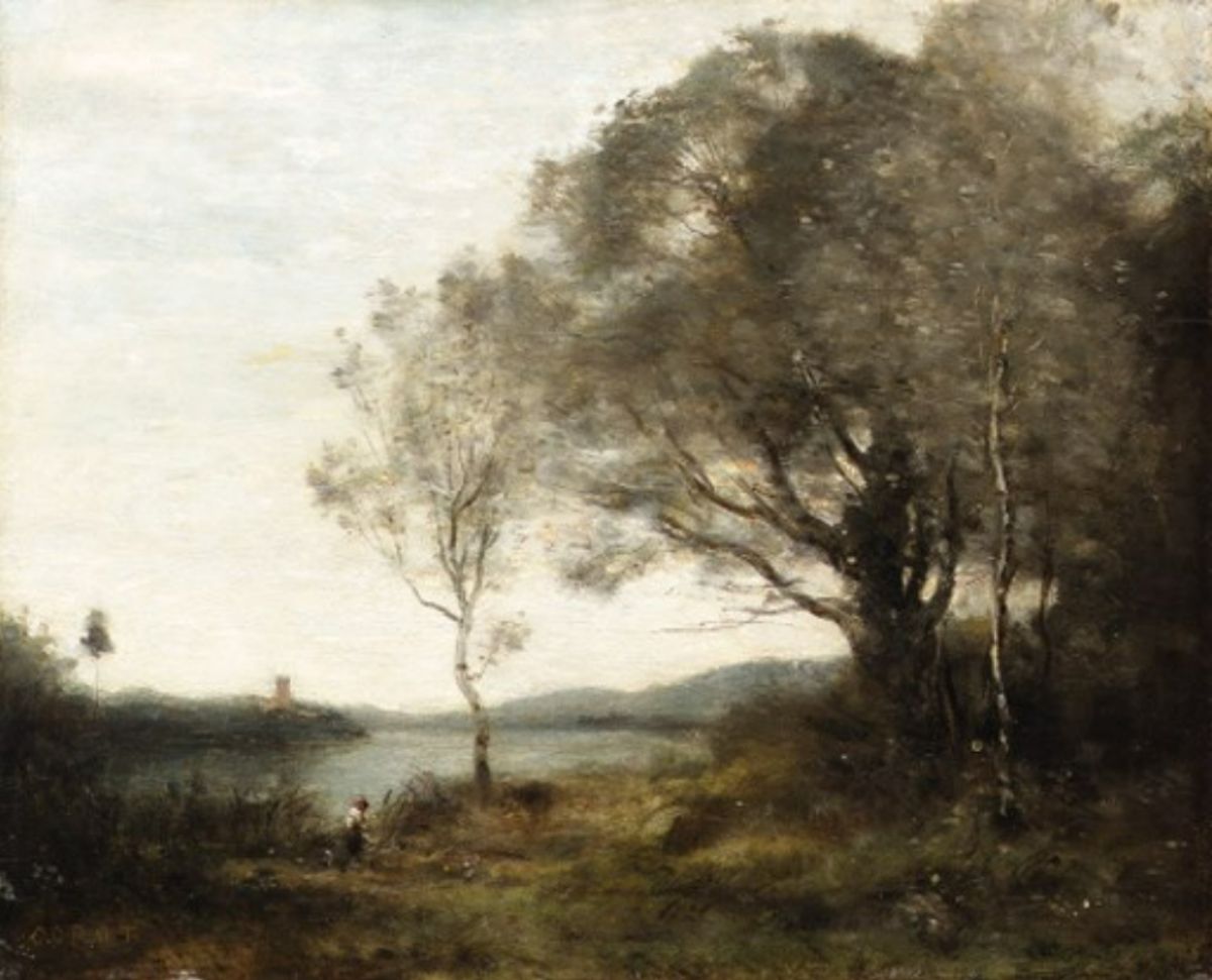 La tour au bord de l'etang 