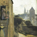 Maison Et Angle D'Une Rue A Semur En Auxois 