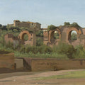 View Of The Ruins Of The Claudian Aqueduct, Rome, Near San Giovanni In Laterano And The Villa Wolkonsky 