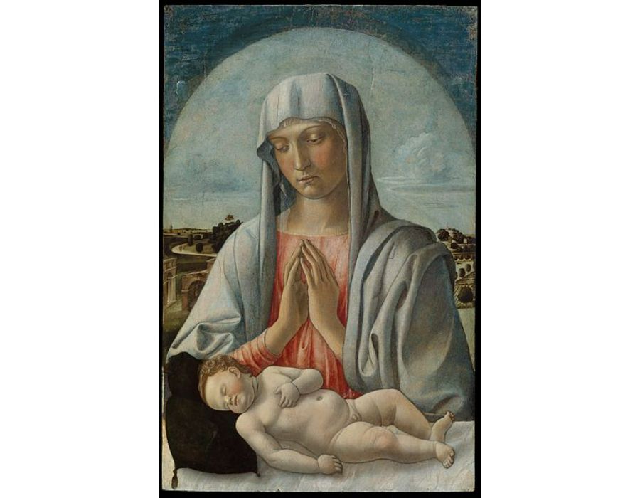 Madonna Adoring the Sleeping Child early 1460s
